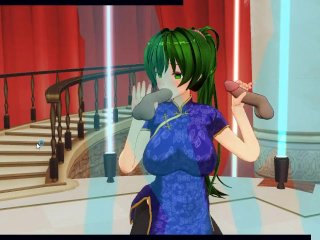 [CM3D2] - Fire Emblem Hentai, Lyn And Camilla Pleasure Each Other And A Man