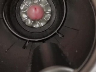 First time using Fleshlight Launch with the Quickshot | 5 cumshots in a row