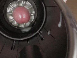 First time using Fleshlight Launch with the Quickshot | 5 cumshots in a row