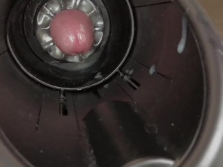 First time using Fleshlight Launch with the Quickshot | 5 cumshots in a row