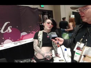 PORN MALLORY MANEATER with Jiggy Jaguar AEE 2019 Las Vegas NV