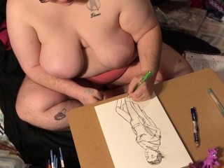 Boobs Ross — Fictional Character Speed Draw 1