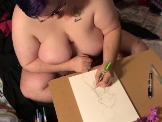 Boobs Ross — Fictional Character Speed Draw 1