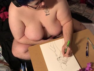 Boobs Ross — Fictional Character Speed Draw 1