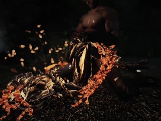 skyrim Female monster Spriggan Matron porn