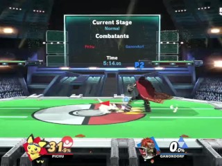 Ganon gets by Pichu