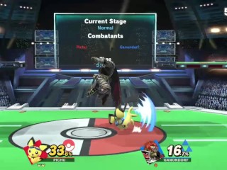 Ganon gets by Pichu