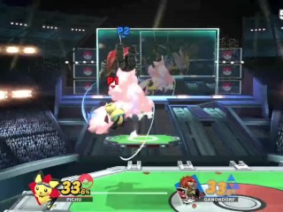 Ganon gets by Pichu