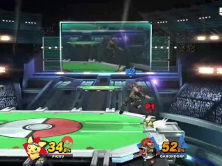 Ganon gets by Pichu