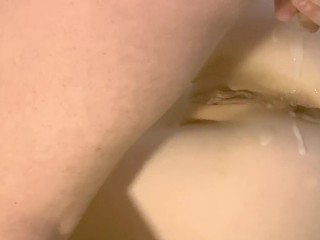 It hurts, it's not that hole!  - painful anal with ending in the ass