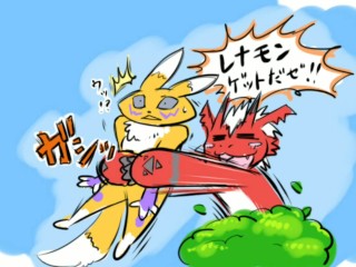 Renomon guilmon comic