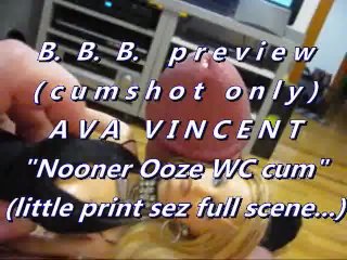 BBB preview: Ava Vincent "Little Black Dress in WC pop"cum only WMVslomo