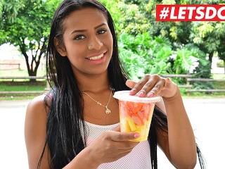 LETSDOEIT - Picked Up At The Market Latina Teen Swallows a Huge Load