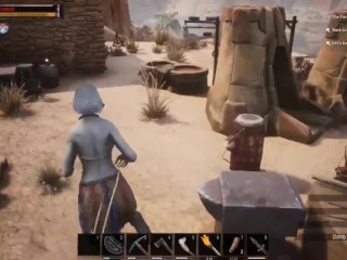 Messing around with Conan Exiles sexual Mods Episode 4  Sexy Albino