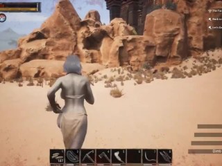 Messing around with Conan Exiles sexual Mods Episode 4  Sexy Albino