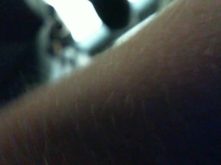 cum flowing down my leg and seat when i got caught!!!