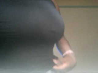 Ebony boob Reveal
