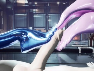 (Unreal Engine Animation) Sentient Nanobot Slime Girl