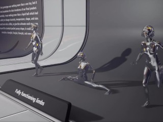 (Unreal Engine Animation) Sentient Nanobot Slime Girl