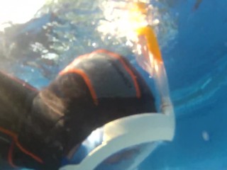 Underwater Easybreath Snorkel Dive Test with Neopren