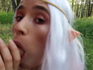 Elf Girl from the woods wants to get an orgasm - MaryVincXXX