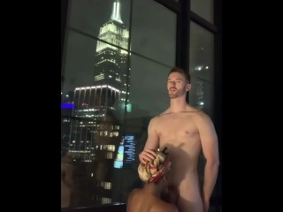 Instagram Fitness Model Gets Her Big Ass Fucked on NYC Rooftop (Public!)