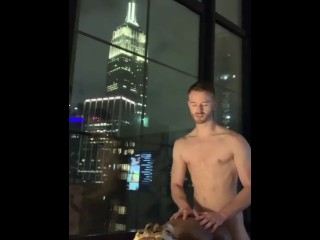 Instagram Fitness Model Gets Her Big Ass Fucked on NYC Rooftop (Public!)