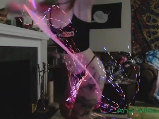 Rave Girl Flows With Light Whip on Chaturbate