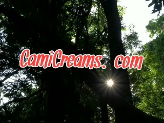 (Audio) Black Big Ass Twerk Outdoors Public Park Basketball - Cami Creams