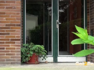 Stoodup Pissing In Public By Cute Blonde