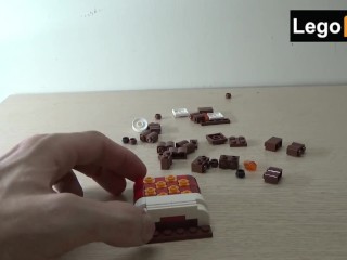 Every man's dream: a Lego bed