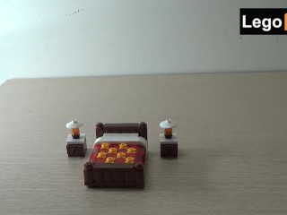 Every man's dream: a Lego bed