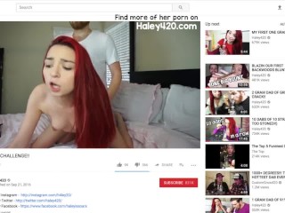 YouTuber Haley420 Accidentally Uploads Vid Of Her Getting Fucked