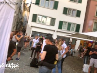 Fucking at Street Parade and 2 fans caught and recorded us - MySweetApple