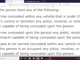 How to Legally Carry a Concealed Firearm in California Without a Permit! 