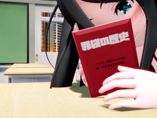 MMD 3d HENTAI 魁!! 罪袋学園!!　（主演：山風）