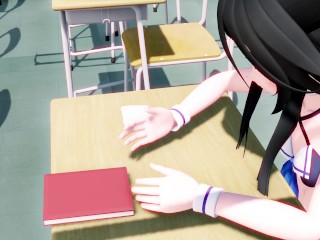 MMD 3d HENTAI 魁!! 罪袋学園!!　（主演：山風）