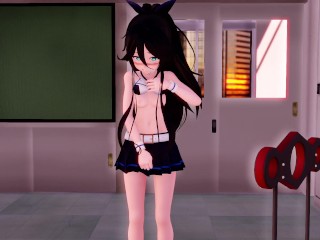 MMD 3d HENTAI 魁!! 罪袋学園!!　（主演：山風）