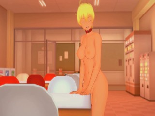 (3D Hentai)(Food Wars!: Shokugeki no Soma) Ikumi Mito masturbation (食戟のソーマ)