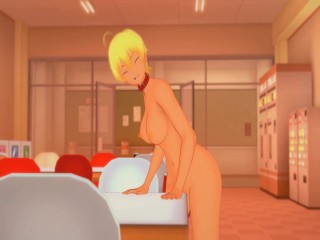 (3D Hentai)(Food Wars!: Shokugeki no Soma) Ikumi Mito masturbation (食戟のソーマ)