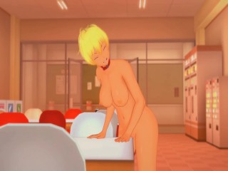 (3D Hentai)(Food Wars!: Shokugeki no Soma) Ikumi Mito masturbation (食戟のソーマ)
