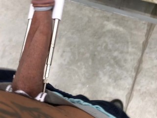 Penis Extender On in Walmart come learn to get bigger dick join onlyfans @ voyeur365movies 