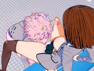 My Hero Academia - Ochaco X Mina 3D Yuri Hentai