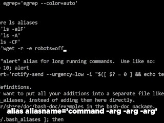 Linux Time Saving Tip: Use Bash Aliases for Commands!