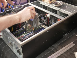 SERVER CATCHES FIRE - $15 Server Rack Adventures Vlog #2