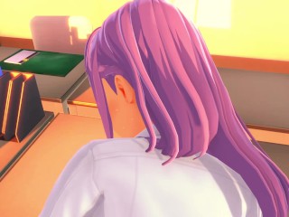 Mafuyu Kirisu We Never Learn Teacher room sex 3d hentai