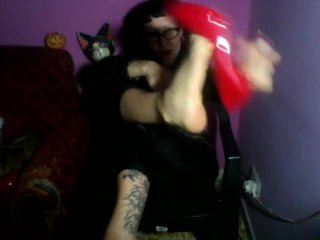 Miss Wagon Vegan - Scarpe Rosse e Rossetto rosso fetish per farti sborrare