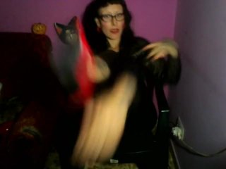 Miss Wagon Vegan - Scarpe Rosse e Rossetto rosso fetish per farti sborrare