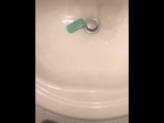Dirty talk & masturbating ends in huge cumshot.
