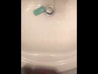 Dirty talk & masturbating ends in huge cumshot.